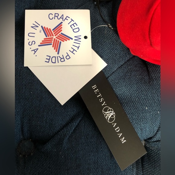 Betsy & Adam Red Caped Sheath Dress Size 10 Brand new with tags - Picture 7 of 11